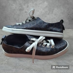 Calvin Klein monogrammed sneakers size 7